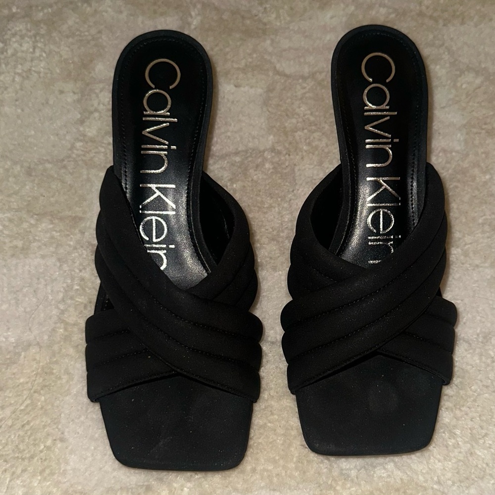 Calvin Klein Black Mules for Women